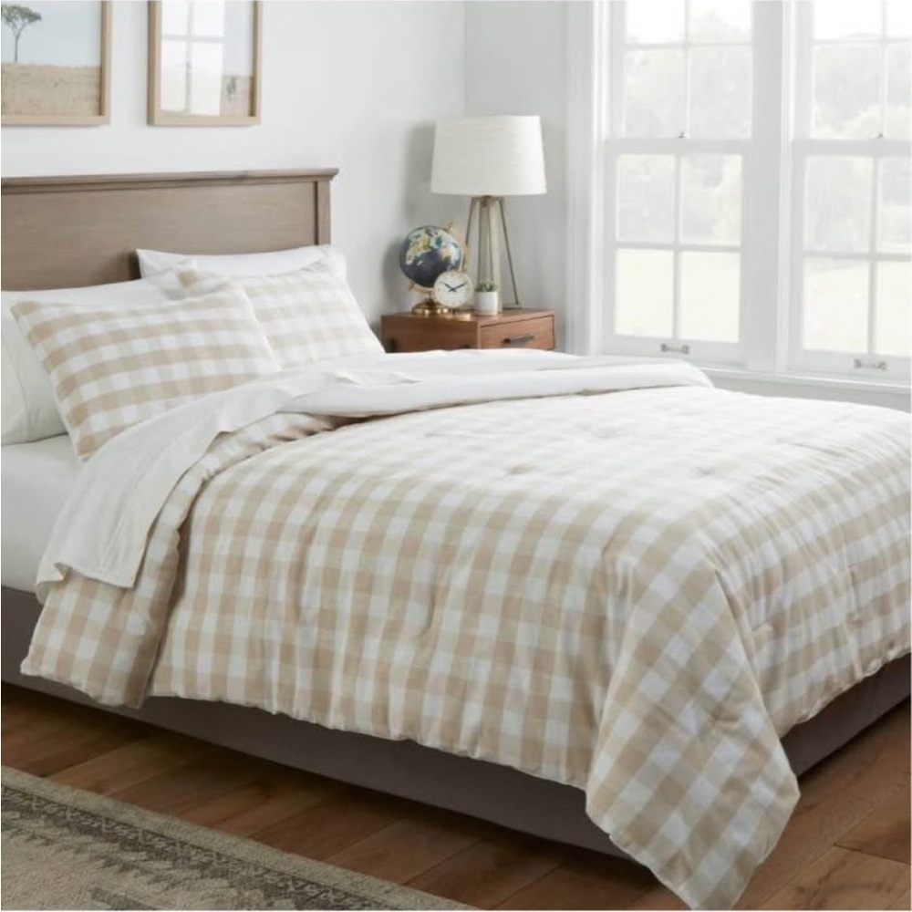 COPY - Threshold F/Q Yarn-Dyed Gingham 3 Piece Comforter Set